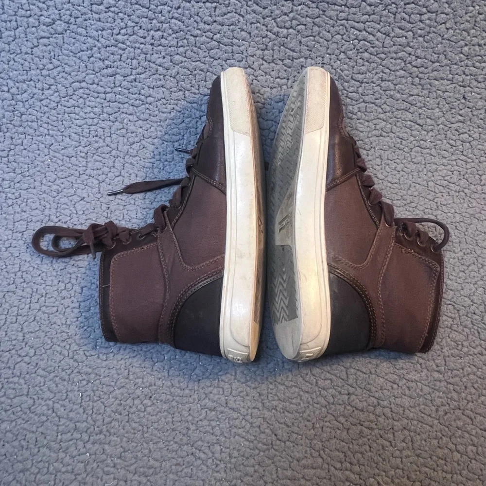 Levi's‎ Men's Mason 501 High-Top Sneakers Size 8 Brown And White